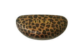 Guess Étui à lunettes pour femmes Vikky en léopard - Accessoire de mode