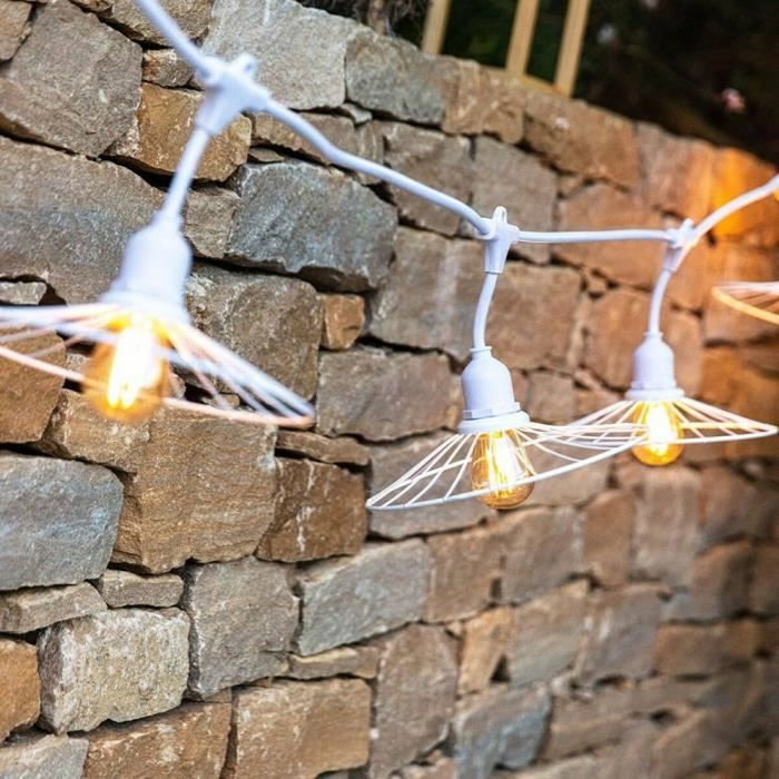 Lumisky Guirlande lumineuse Chic White Light 6 m, 10 ampoules E27 LED blanc chaud Lumisky Guirlande lumineuse Chic White Light 6 m, 10 ampoules E27 LED blanc chaud