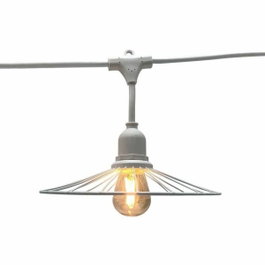 Lumisky Guirlande lumineuse Chic White Light 6 m, 10 ampoules E27 LED blanc chaud