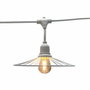 Lumisky Guirlande lumineuse Chic White Light 6 m, 10 ampoules E27 LED blanc chaud