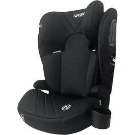 Nania Sienna Siège Auto Enfant Réhausseur Groupe 2/3 (15-36 kg) i-Size R129 Noir avec Systèmes de Sécurité SPS et Head-Protect - Installation Ceinture 3 Points Universelle