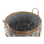 Set de basket DKD Home Decor Multicouleur Bambou (3 Pièces)