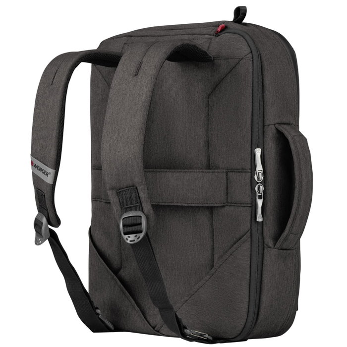 Wenger MX Commute Sac pour ordinateur portable 16 pouces avec bretelles, Gris