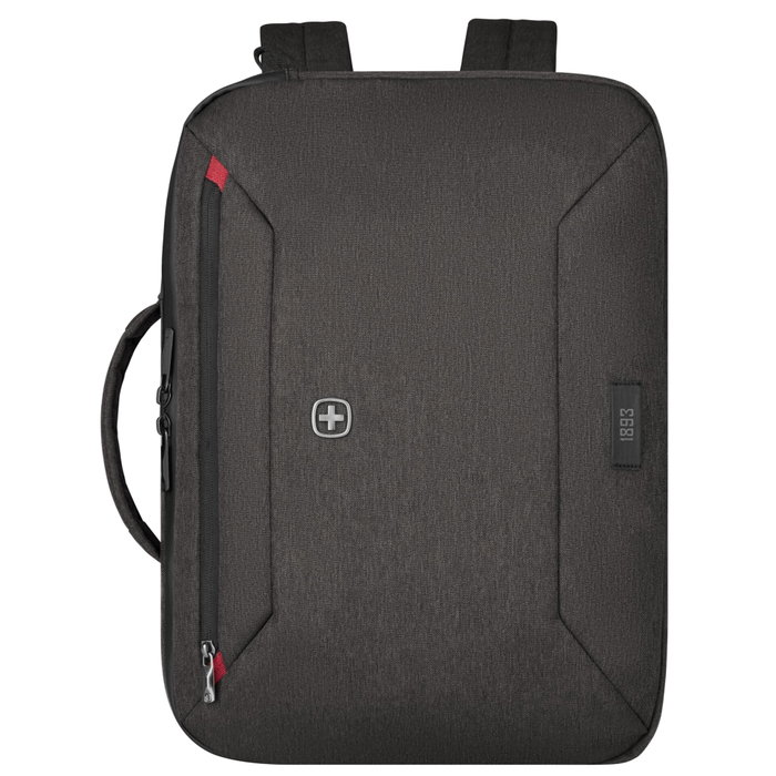 Wenger MX Commute Sac pour ordinateur portable 16 pouces avec bretelles, Gris