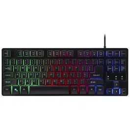 Acer GP.KBD11.01W Clavier Gaming AZERTY sans pavé numérique (TKL) à membrane avec rétroéclairage RGB, 3 zones lumineuses, pour Windows