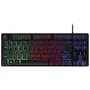 Acer GP.KBD11.01W Clavier Gaming AZERTY sans pavé numérique (TKL) à membrane avec rétroéclairage RGB, 3 zones lumineuses, pour Windows