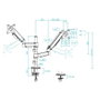 TooQ DB1427TN-B Support de Table pour 2 Écrans 17" à 32" Noir, Bras Articulé, Rotation, Inclinaison, VESA 75/100