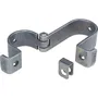 Abus Porte-Cadenas GateSec 131/140 - Protection pour Clôtures de Chantier et Barrières Mobiles - Acier Cémenté Anti-Corrosion - Sécurité Professionnelle