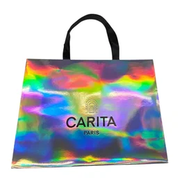 Carita Paris Sac en textile Grand Argent