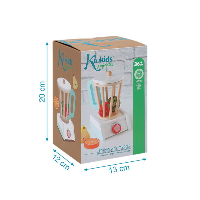 KioKids Batidora en bois avec fruits KioKids Batidora en bois avec fruits