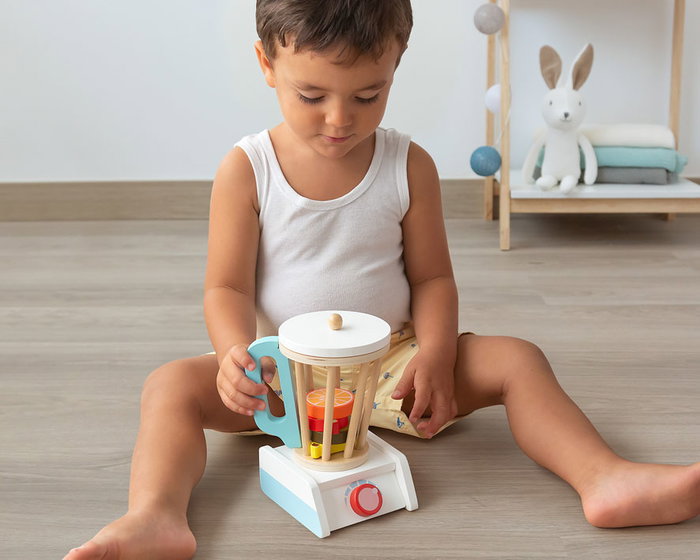 KioKids Batidora en bois avec fruits KioKids Batidora en bois avec fruits