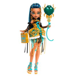 MONSTER HIGH - Poupée Cleo De Nile Fête Sweet 16 - Accessoires faraoniques - Version multilingue - Référence Jbg76 Mattel