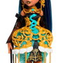 MONSTER HIGH - Poupée Cleo De Nile Fête Sweet 16 - Accessoires faraoniques - Version multilingue - Référence Jbg76 Mattel