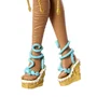 Monster High Poupée Cleo De Nile Monstrueux Anniversaire - Robe Or et Turquoise - 11 Points Articulés - 7 Accessoires - Réf. JBG76