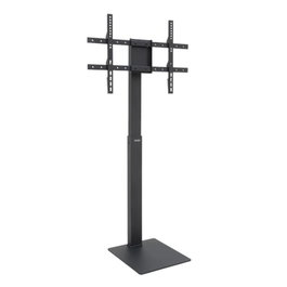 Tooq FS2286M-B Support Sol pour TV 37-70 Pouces VESA 200x200 à 600x400 mm Rotation 90° Noir