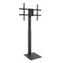 Tooq FS2286M-B Support Sol pour TV 37-70 Pouces VESA 200x200 à 600x400 mm Rotation 90° Noir