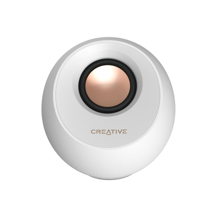 Creative Pebble Pro Pack de deux - Blanc