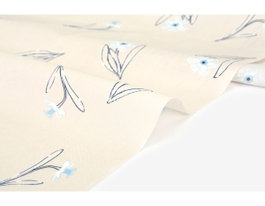 Dailylike Tissu coton fleurs 1,60m x 3m épaisseur 30C