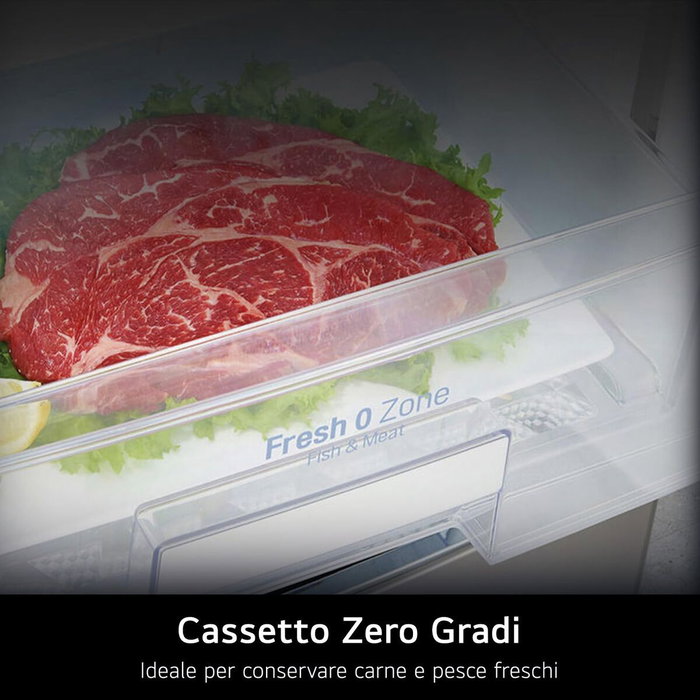 Réfrigérateur Combiné LG GTF916PZPED.APZQEUR Acier 630 L