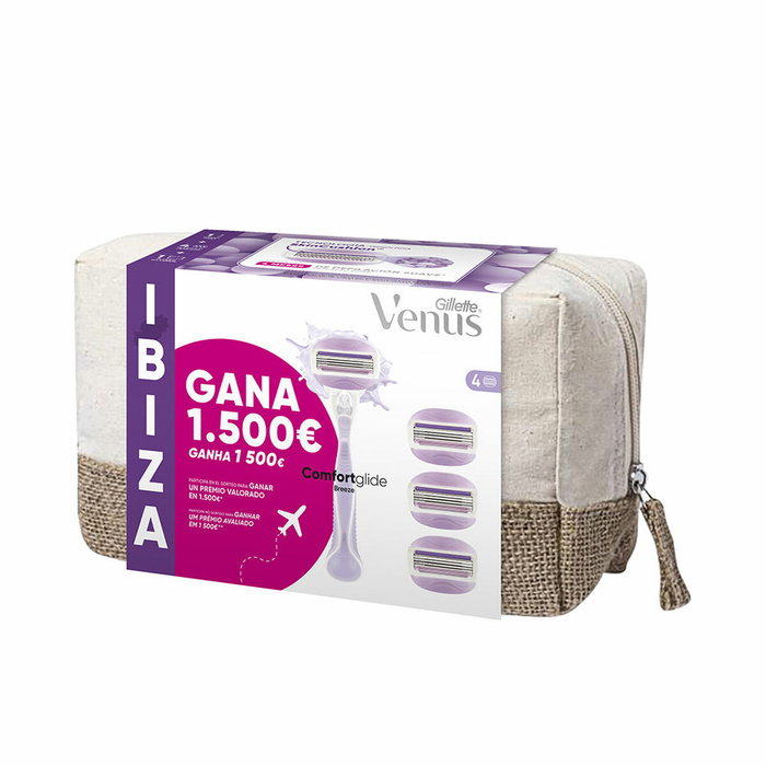 Gillette Venus Breeze Ibiza avec trousse de toilette et 4 recharges Gillette Venus Breeze Ibiza avec trousse de toilette et 4 recharges