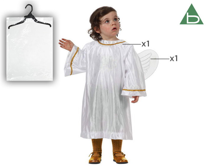 Atosa Déguisement Ange Blanco Bébé