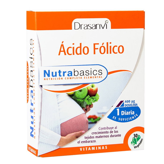 DRASANVI Nutrabasics Acide Folique 30caps DRASANVI Nutrabasics Acide Folique 30caps