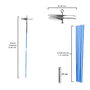 PAPILLON Kit de ramonage pour cheminées avec hérisson 8,4 m x 250 mm
