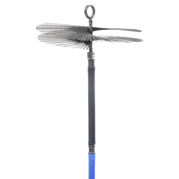 PAPILLON Kit de ramonage pour cheminées avec hérisson 8,4 m x 250 mm PAPILLON Kit de ramonage pour cheminées avec hérisson 8,4 m x 250 mm