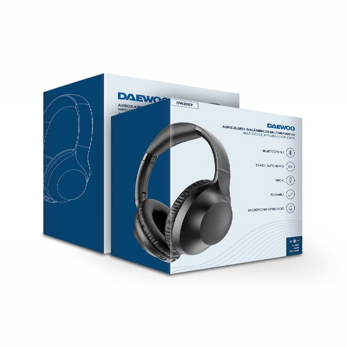 Casque Daewoo DW2009 Noir
