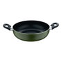 San Ignacio PQ-7764C Casserole en aluminium pressé avec revêtement antiadhésif et couvercle en verre, compatible induction, Ø28 x 8 cm