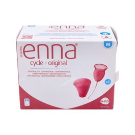 ENNA CYCLE Coupe Menstruelle M (Lot de 2 avec boîte stérile)