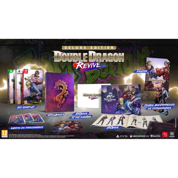 Microids Double Dragon : Revive - Édition Deluxe - Xbox Series X Microids Double Dragon : Revive - Édition Deluxe - Xbox Series X