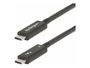 Startech.com Câble USB-C Thunderbolt 4 2m 40Gbps Power Delivery 100W