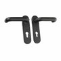 Cisa Ensemble de poignées 1.07070.26.0 Badgas pour porte coupe-feu, noir