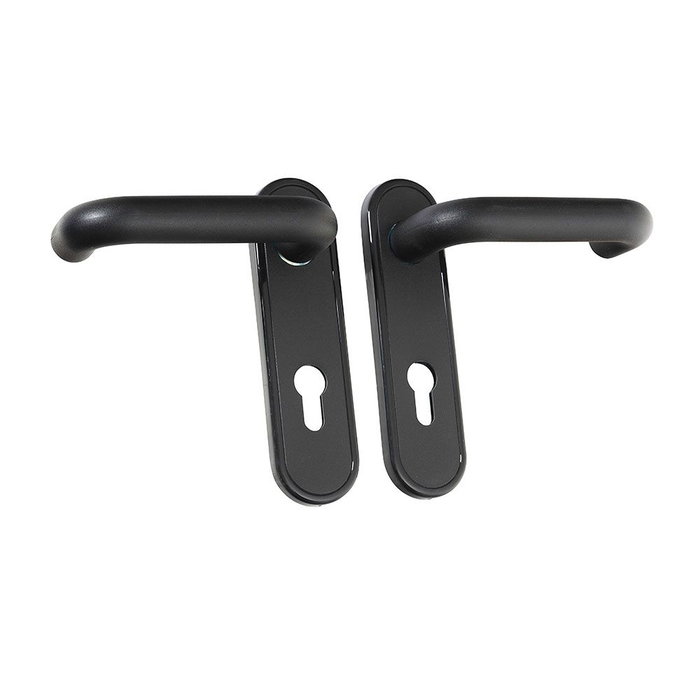 Ensemble de poignées Cisa 1.07070.26.0 Badgas Porte coupe-feu 72 mm Ensemble de poignées Cisa 1.07070.26.0 Badgas Porte coupe-feu 72 mm
