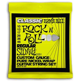 ERNIE BALL Jeu de Cordes Slinky Nickel Regular 10-46