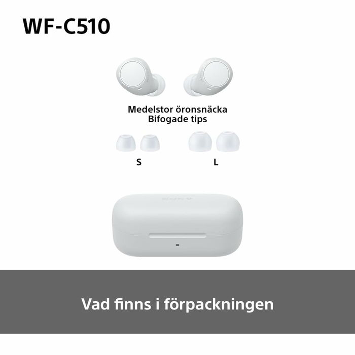 Écouteurs in Ear Bluetooth Sony WFC510W Blanc