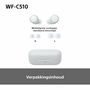 Écouteurs in Ear Bluetooth Sony WFC510W Blanc