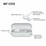 Écouteurs in Ear Bluetooth Sony WFC510W Blanc