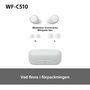 Écouteurs in Ear Bluetooth Sony WFC510W Blanc