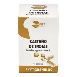 WAYDIET NATURAL PRODUCTS Castaño de Indias phytogranulos 45caps.