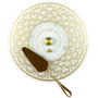 Home Deco Factory Spatule à pâtisserie dorée 22 cm