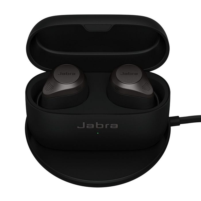 Jabra - Chargeur à induction sans fil certifié Qi, Pad de recharge avec câble USB-A - Compatible Jabra Evolve2 Buds, Elite et appareils Qi