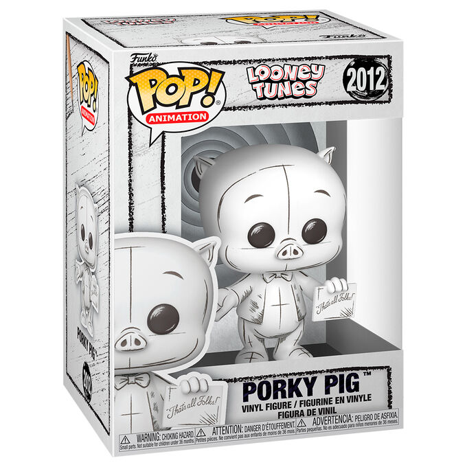 Funko Figurine POP! Animation Looney Tunes Porky Pig Funko Figurine POP! Animation Looney Tunes Porky Pig