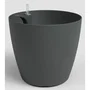 Artevasi San Remo SWS 42 MA - Pot de fleurs sur pieds pour intérieur et extérieur en plastique résistant aux UV - Gris anthracite - 42,3 L (Ø43,3 x H39,5 cm)
