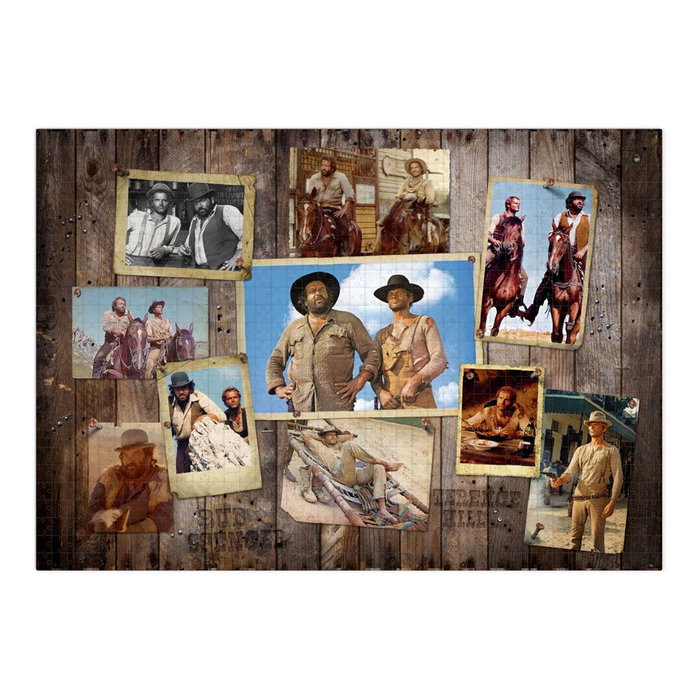 Bud Spencer & Terence Hill puzzle Western Photo Wall (1000 pièces) Bud Spencer & Terence Hill puzzle Western Photo Wall (1000 pièces)