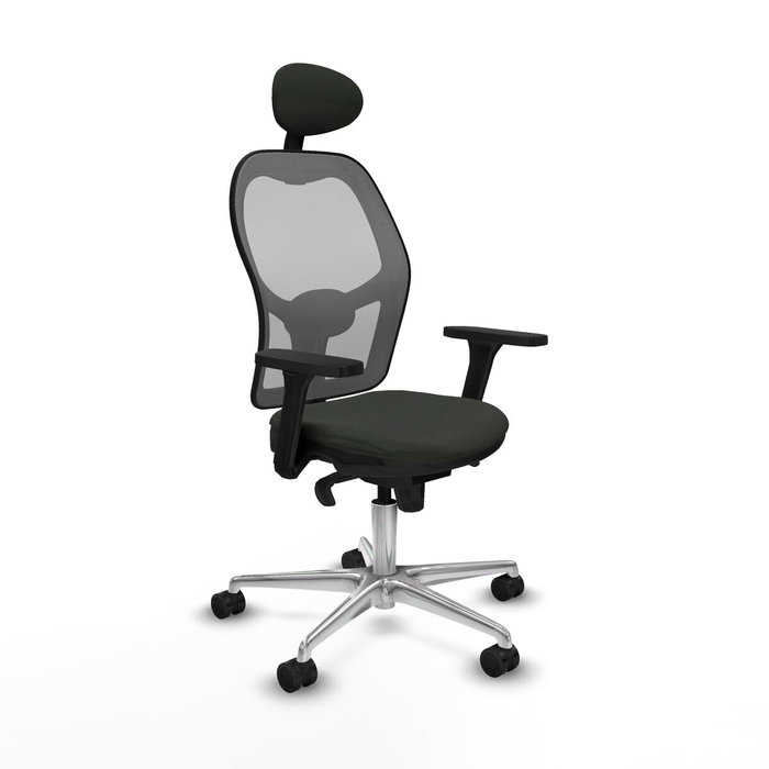 Piqueras y Crespo 3D086N1 Chaise de Bureau avec Appui-tête Noir Piqueras y Crespo 3D086N1 Chaise de Bureau avec Appui-tête Noir