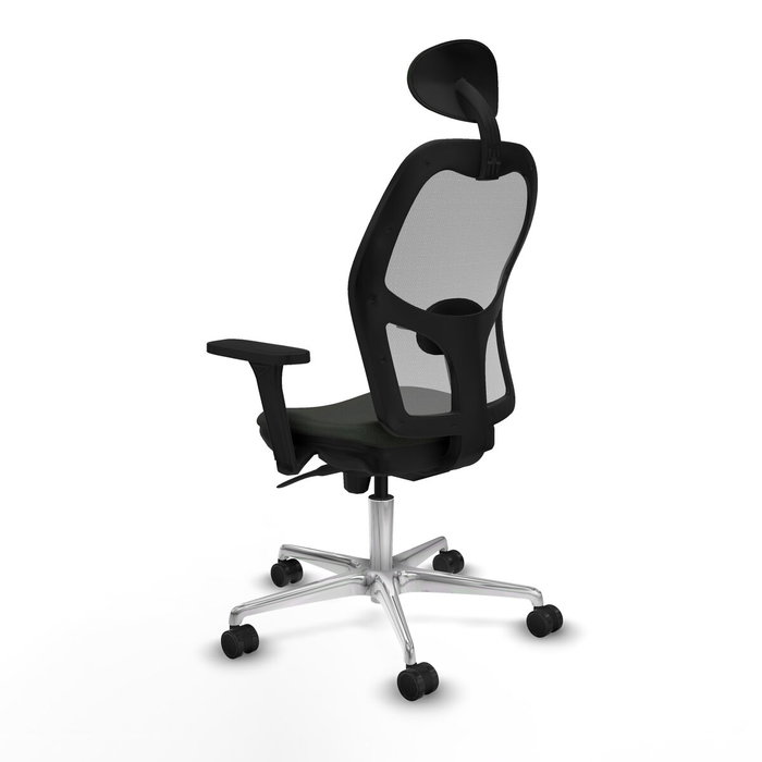 Piqueras y Crespo 3D086N1 Chaise de Bureau avec Appui-tête Noir Piqueras y Crespo 3D086N1 Chaise de Bureau avec Appui-tête Noir