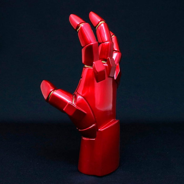 DIAMOND SELECT - Statue Iron Man Heroic Hands de Marvel en résine peinte - Hauteur 25 cm