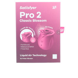 Satisfyer Pro 2 Classic Blossom - Stimulateur Vague Clitoridien Rose avec Technologie sans Contact et Membrane Liquid Air - 11 Modes